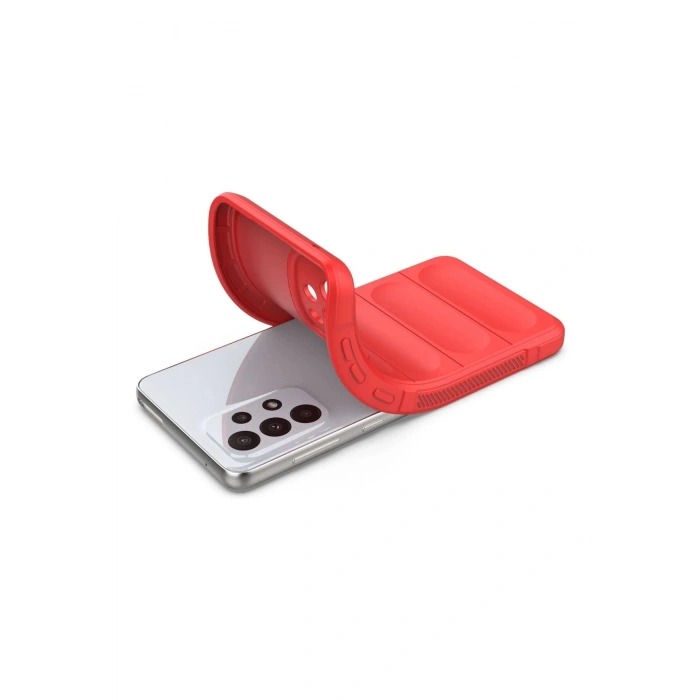 Newface Samsung Galaxy A33 5G Kılıf Optimum Silikon - Kırmızı