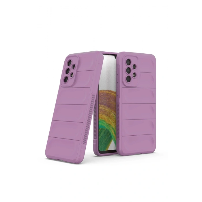 Newface Samsung Galaxy A33 5G Kılıf Optimum Silikon - Mor