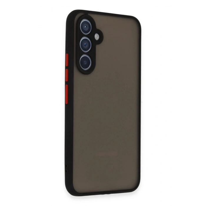 Newface Samsung Galaxy A34 5G Kılıf Montreal Silikon Kapak - Siyah