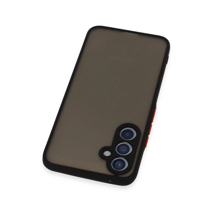 Newface Samsung Galaxy A34 5G Kılıf Montreal Silikon Kapak - Siyah