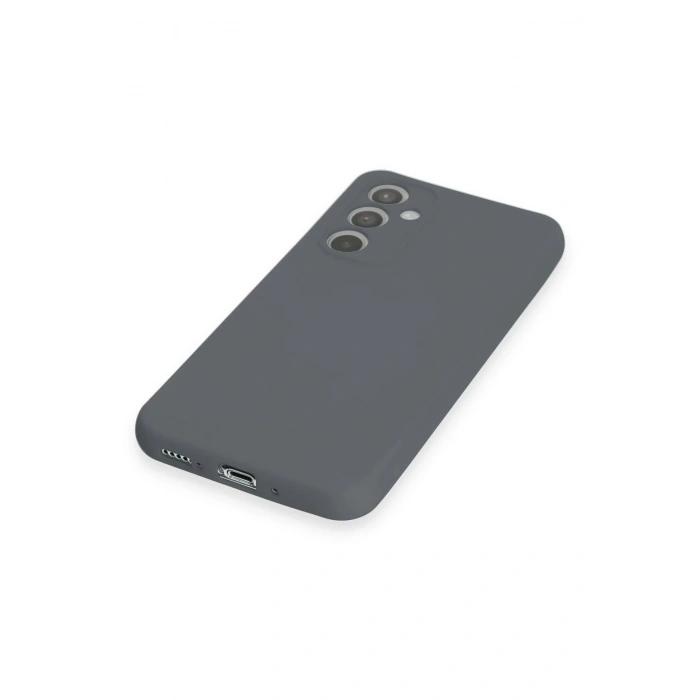 Newface Samsung Galaxy A34 5G Kılıf Nano içi Kadife Silikon - Gri