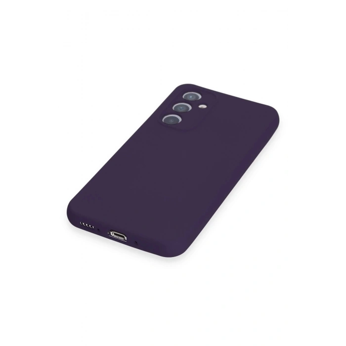 Newface Samsung Galaxy A34 5G Kılıf Nano içi Kadife Silikon - Mor