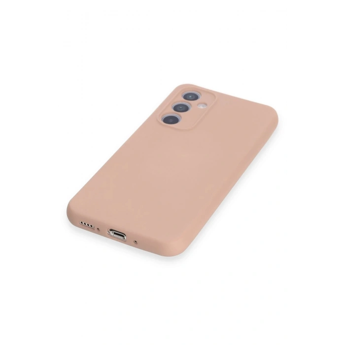 Newface Samsung Galaxy A34 5G Kılıf Nano içi Kadife Silikon - Pudra