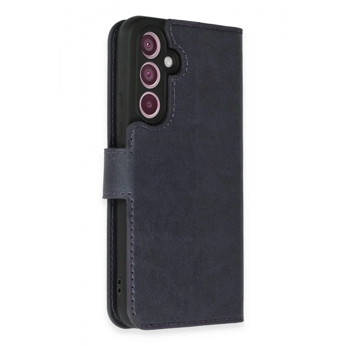 Newface Samsung Galaxy A34 5G Kılıf Trend S Plus Kapaklı Kılıf - Lacivert