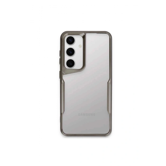 Newface Samsung Galaxy A35 5G Kılıf Boyi Silikon Kapak - Titan Gri