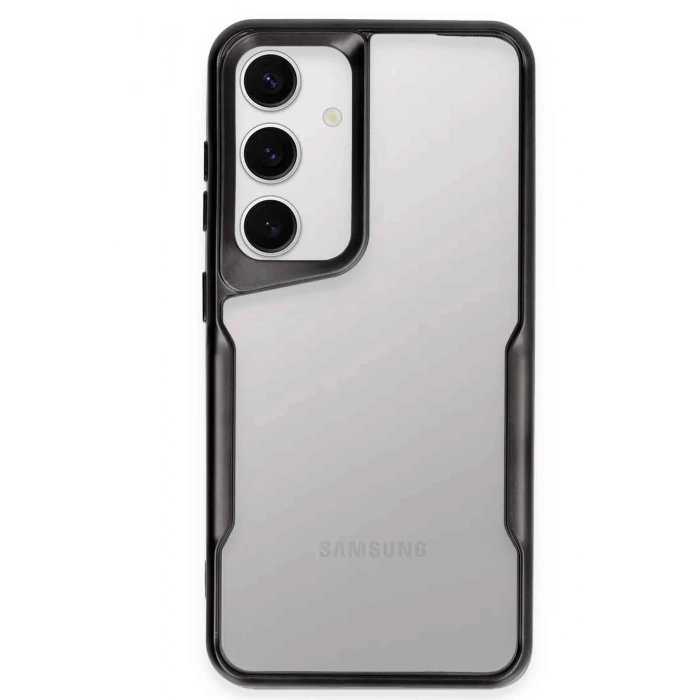 Newface Samsung Galaxy A36 Kılıf Boyi Silikon Kapak - Siyah