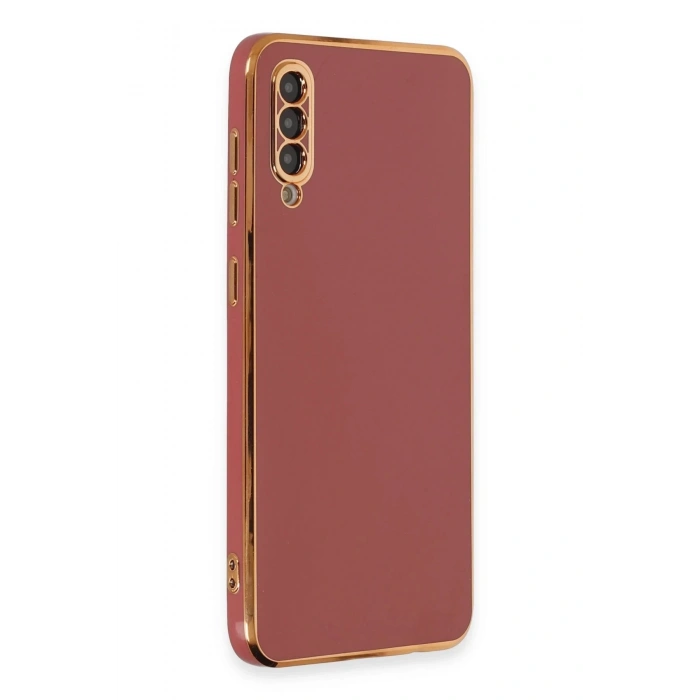 Newface Samsung Galaxy A50 Kılıf Volet Silikon - Kırmızı