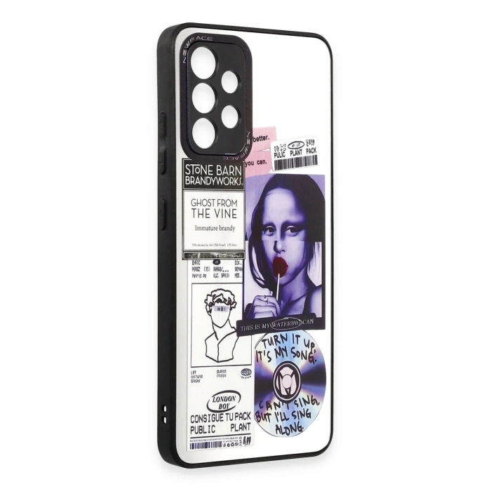 Newface Samsung Galaxy A52 Kılıf Mirror Desenli Kapak - Mirror - 2