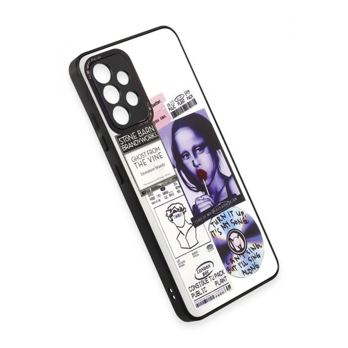 Newface Samsung Galaxy A52 Kılıf Mirror Desenli Kapak - Mirror - 2