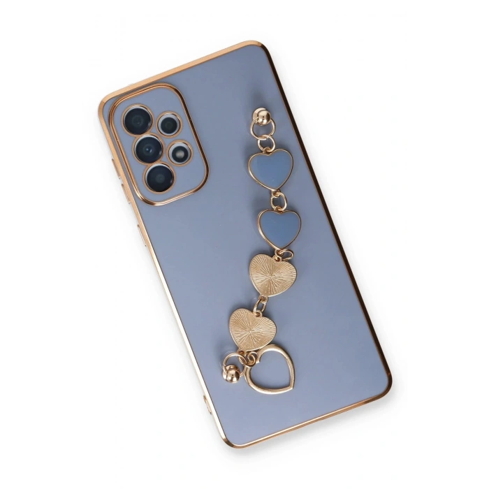 Newface Samsung Galaxy A53 5G Kılıf Esila Silikon - Gri