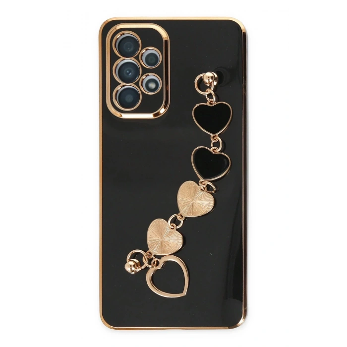 Newface Samsung Galaxy A53 5G Kılıf Esila Silikon - Siyah