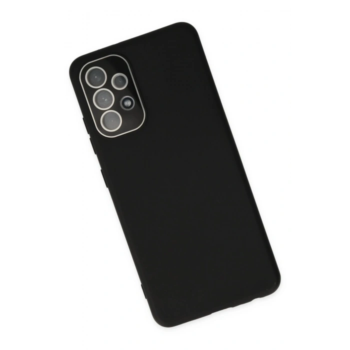 Newface Samsung Galaxy A53 5G Kılıf Lansman Glass Kapak - Siyah