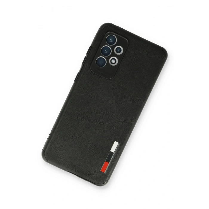 Newface Samsung Galaxy A53 5G Kılıf Loop Deri Silikon - Siyah