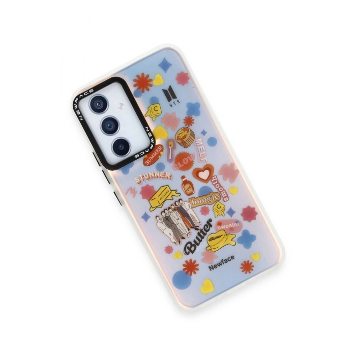 Newface Samsung Galaxy A54 5G Kılıf Estoril Desenli Kapak - Estoril - 16