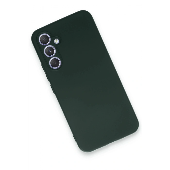 Newface Samsung Galaxy A54 5G Kılıf First Silikon - Koyu Yeşil