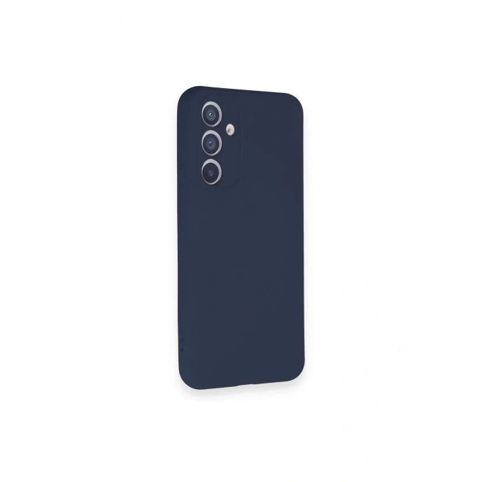 Newface Samsung Galaxy A54 5G Kılıf Nano içi Kadife Silikon - Lacivert