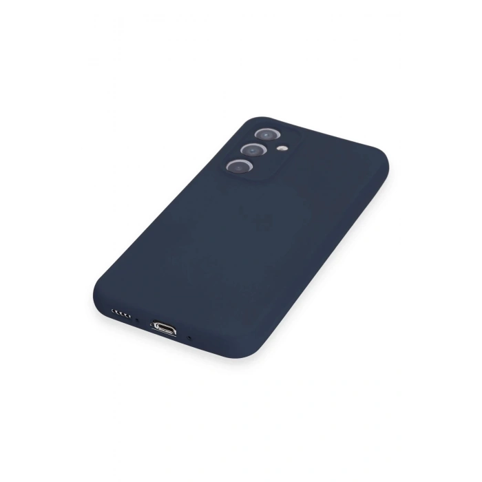 Newface Samsung Galaxy A54 5G Kılıf Nano içi Kadife Silikon - Lacivert