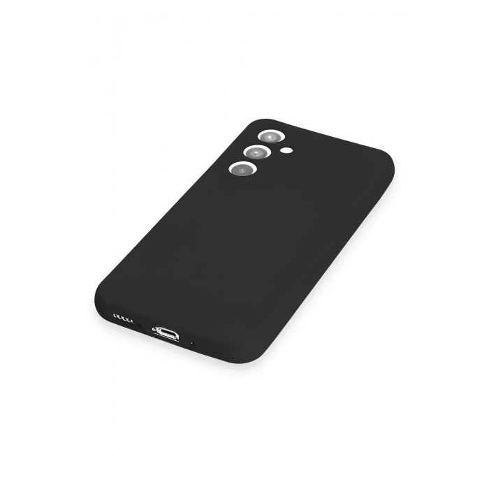 Newface Samsung Galaxy A54 5G Kılıf Nano içi Kadife Silikon - Siyah