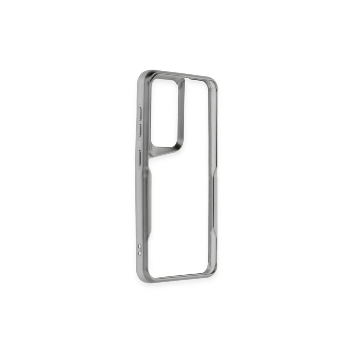 Newface Samsung Galaxy A55 5G Kılıf Boyi Silikon Kapak - Gümüş