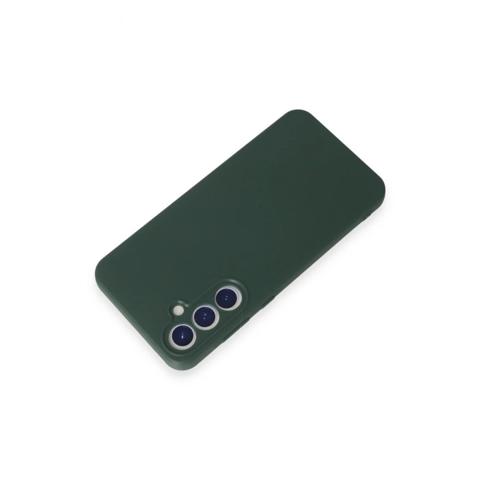 Newface Samsung Galaxy A55 5G Kılıf First Silikon - Koyu Yeşil