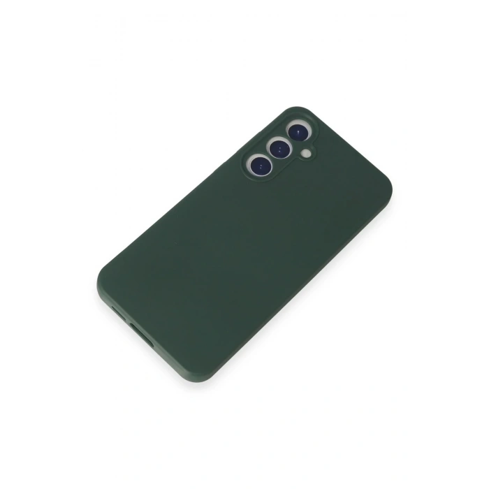 Newface Samsung Galaxy A55 5G Kılıf First Silikon - Koyu Yeşil
