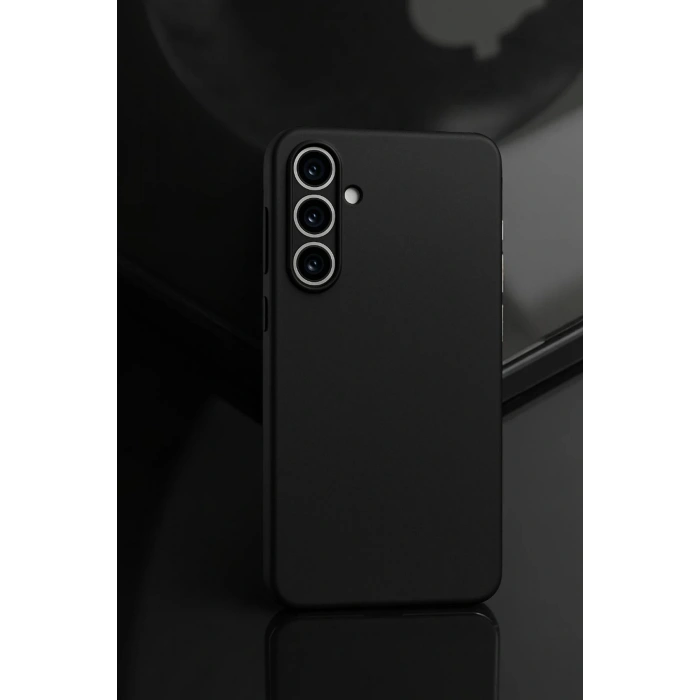 Newface Samsung Galaxy A55 5G Kılıf First Silikon - Siyah