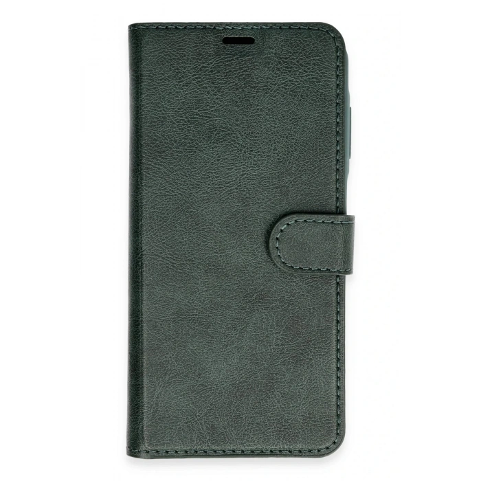 Newface Samsung Galaxy A55 5G Kılıf Trend S Plus Kapaklı Kılıf - Yeşil