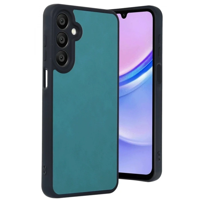 Newface Samsung Galaxy A56 Kılıf Aras Deri Kapak - Açık Yeşil