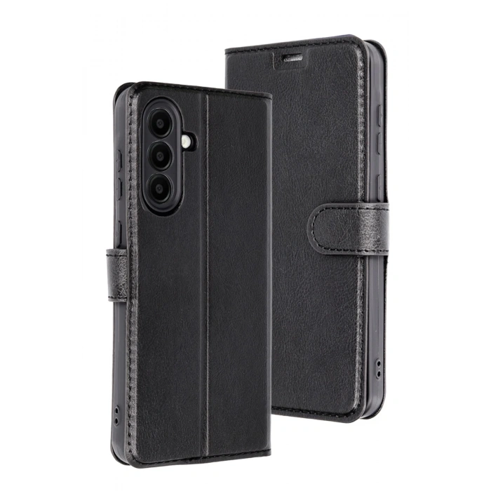 Newface Samsung Galaxy A56 Kılıf Trend S Plus Kapaklı Kılıf - Siyah