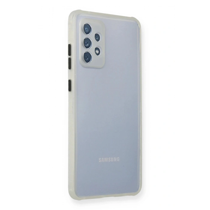 Newface Samsung Galaxy A72 Kılıf Miami Şeffaf Silikon - Şeffaf