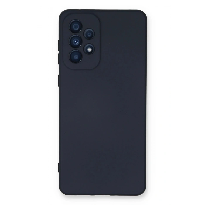 Newface Samsung Galaxy A73 5G Kılıf Nano içi Kadife Silikon - Lacivert
