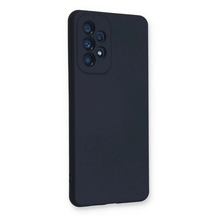 Newface Samsung Galaxy A73 5G Kılıf Nano içi Kadife Silikon - Lacivert