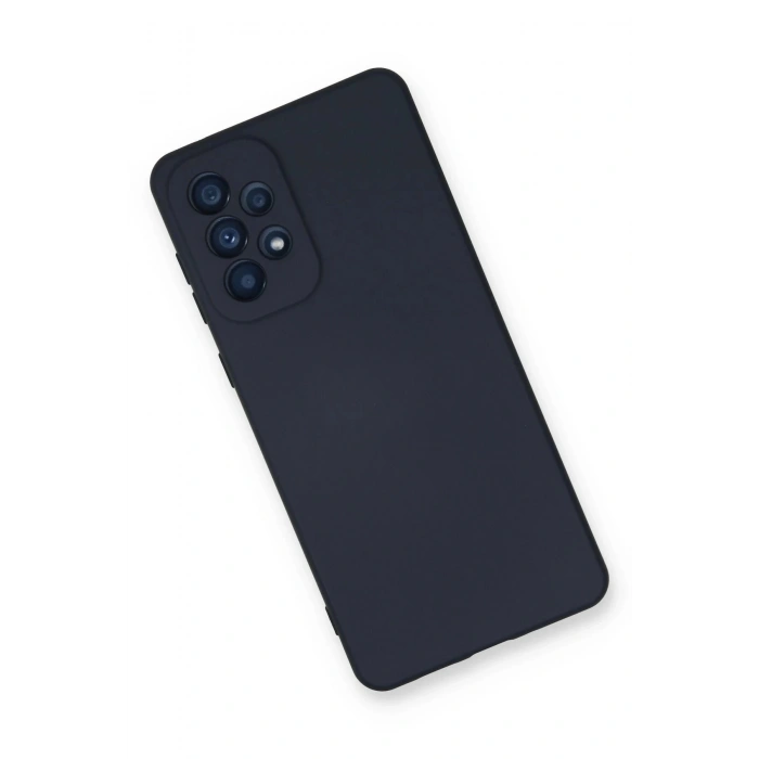 Newface Samsung Galaxy A73 5G Kılıf Nano içi Kadife Silikon - Lacivert