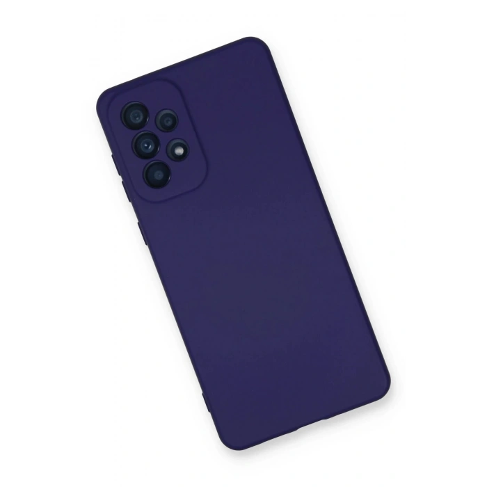 Newface Samsung Galaxy A73 5G Kılıf Nano içi Kadife Silikon - Mor