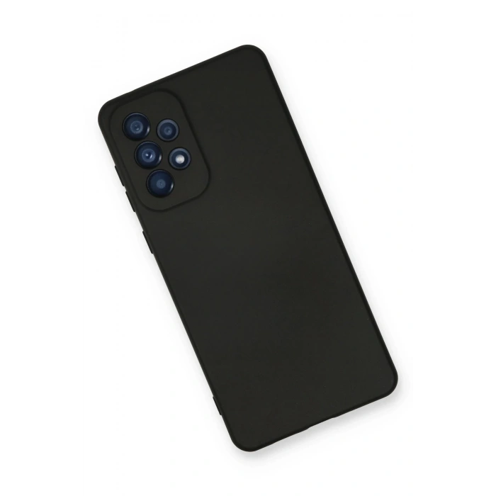 Newface Samsung Galaxy A73 5G Kılıf Nano içi Kadife Silikon - Siyah