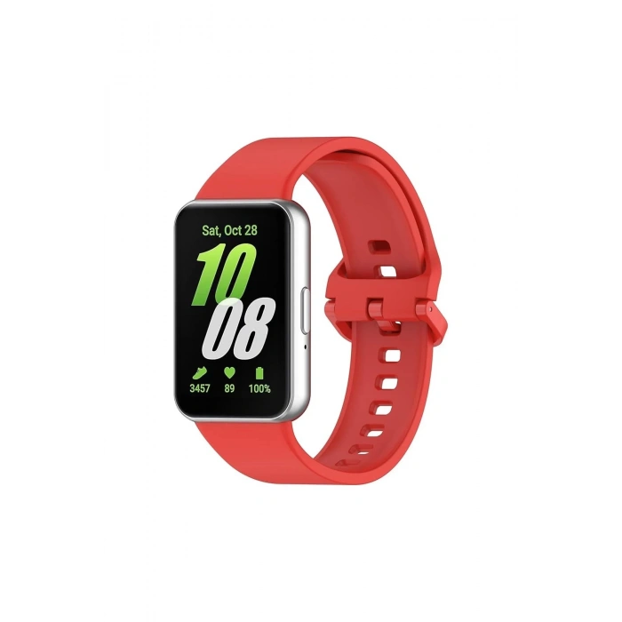 Newface Samsung Galaxy Fit 3 Klasik Kordon - Kırmızı