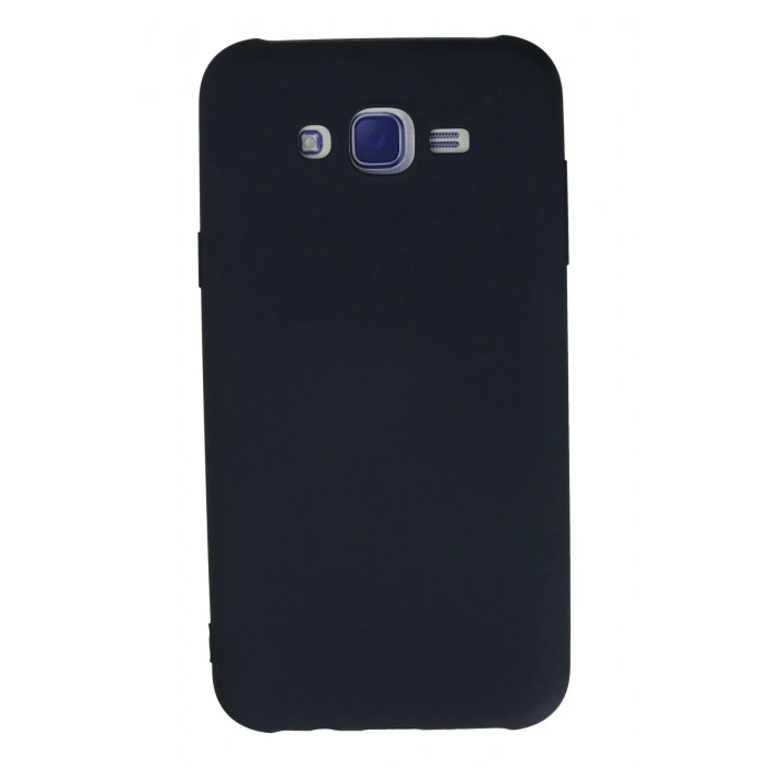 Newface Samsung Galaxy J7 Kılıf Nano içi Kadife Silikon - Lacivert