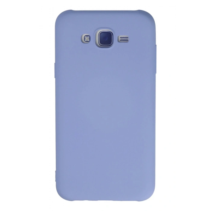 Newface Samsung Galaxy J7 Kılıf Nano içi Kadife Silikon - Lila