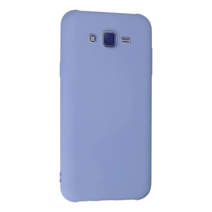 Newface Samsung Galaxy J7 Kılıf Nano içi Kadife Silikon - Lila