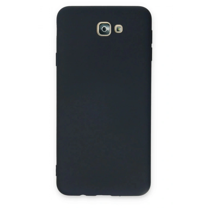 Newface Samsung Galaxy J7 Prime Kılıf Nano içi Kadife Silikon - Lacivert