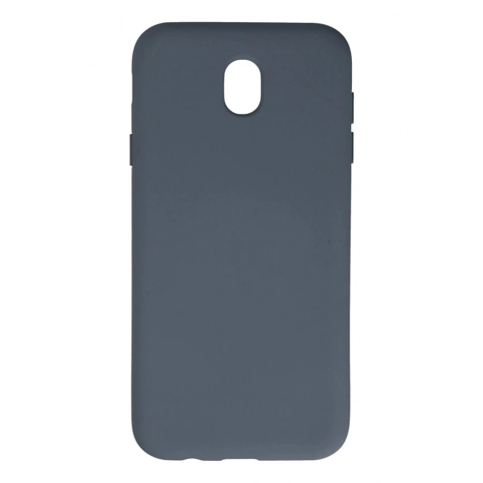 Newface Samsung Galaxy J7 Pro / J730 Kılıf Nano içi Kadife Silikon - Gri