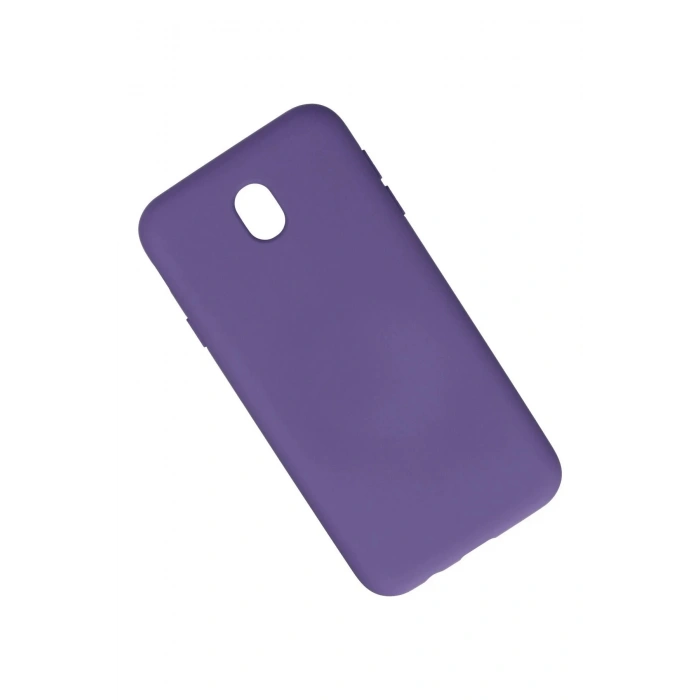 Newface Samsung Galaxy J7 Pro / J730 Kılıf Nano içi Kadife Silikon - Mor