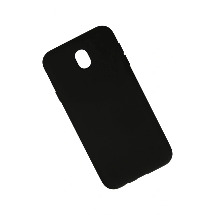 Newface Samsung Galaxy J7 Pro / J730 Kılıf Nano içi Kadife Silikon - Siyah