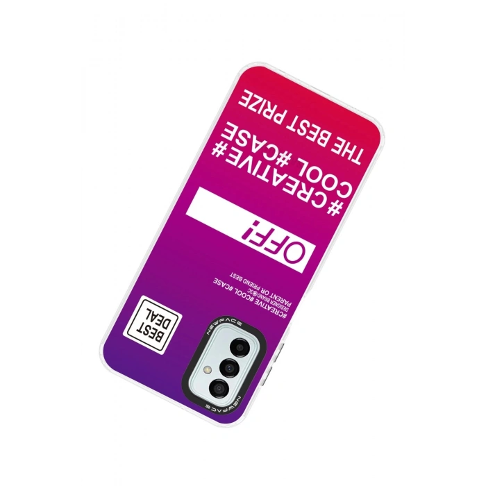 Newface Samsung Galaxy M13 Kılıf Estoril Desenli Kapak - Estoril - 9