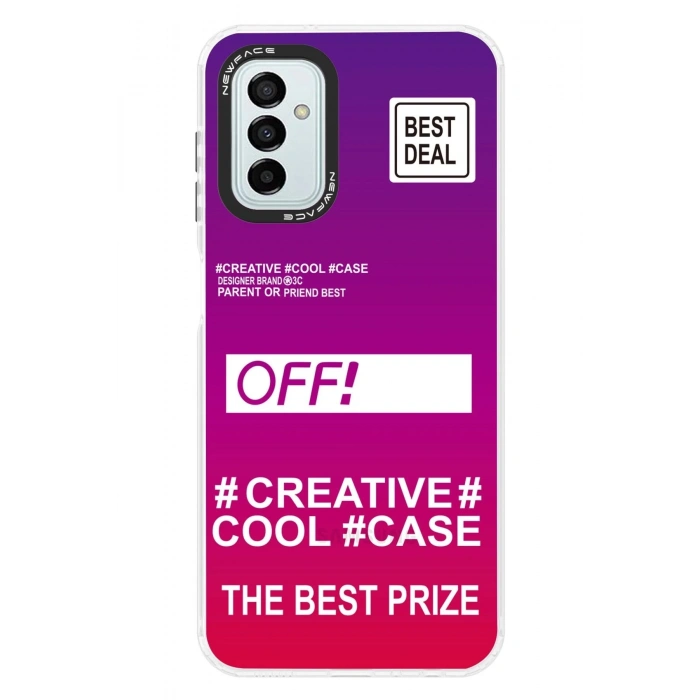 Newface Samsung Galaxy M13 Kılıf Estoril Desenli Kapak - Estoril - 9