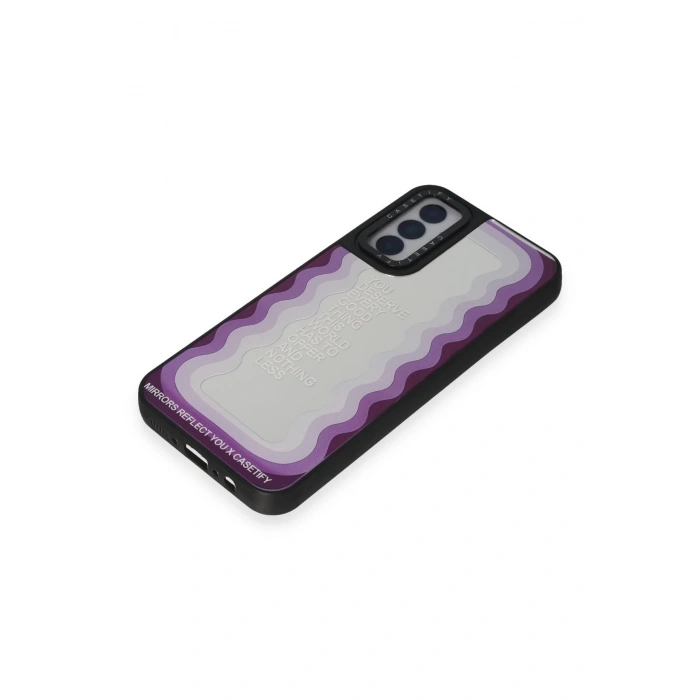 Newface Samsung Galaxy M14 5G Kılıf Mirror Desenli Kapak - Mirror - 5