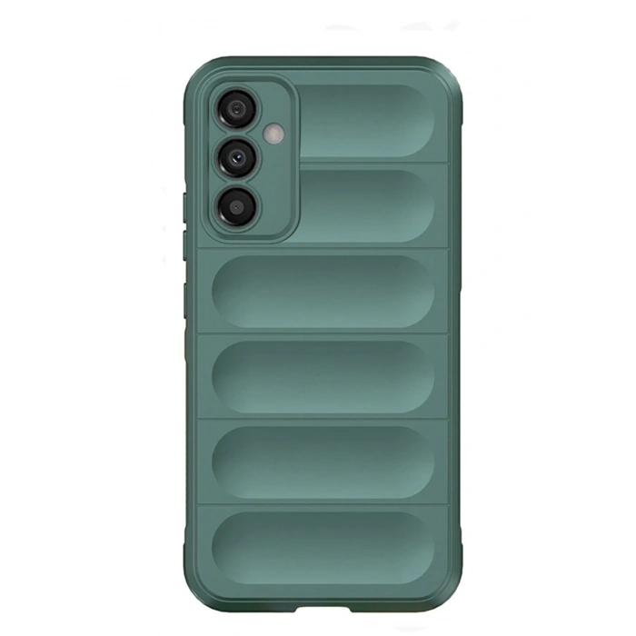 Newface Samsung Galaxy M14 5G Kılıf Optimum Silikon - Koyu Yeşil