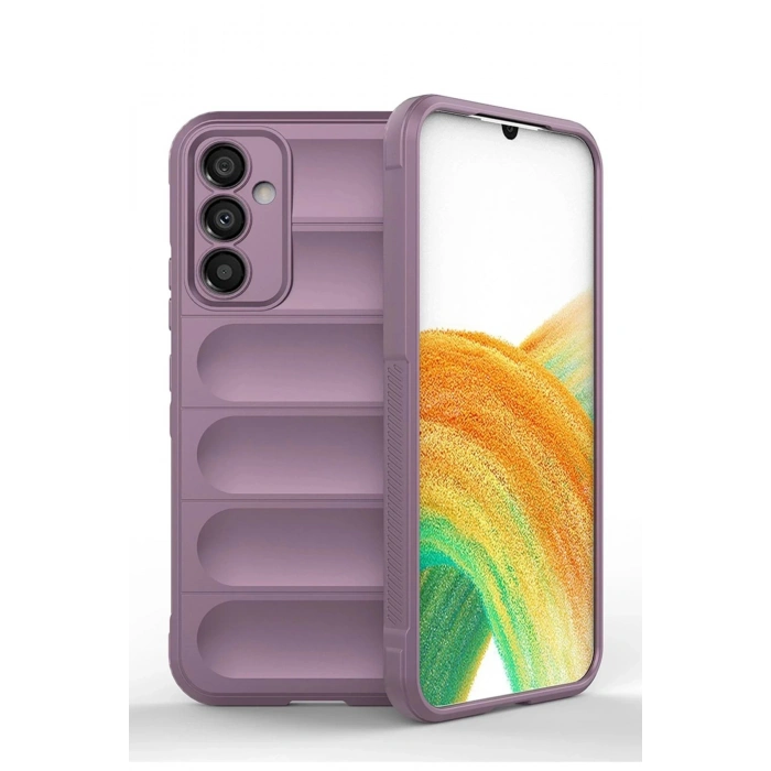 Newface Samsung Galaxy M14 5G Kılıf Optimum Silikon - Mor