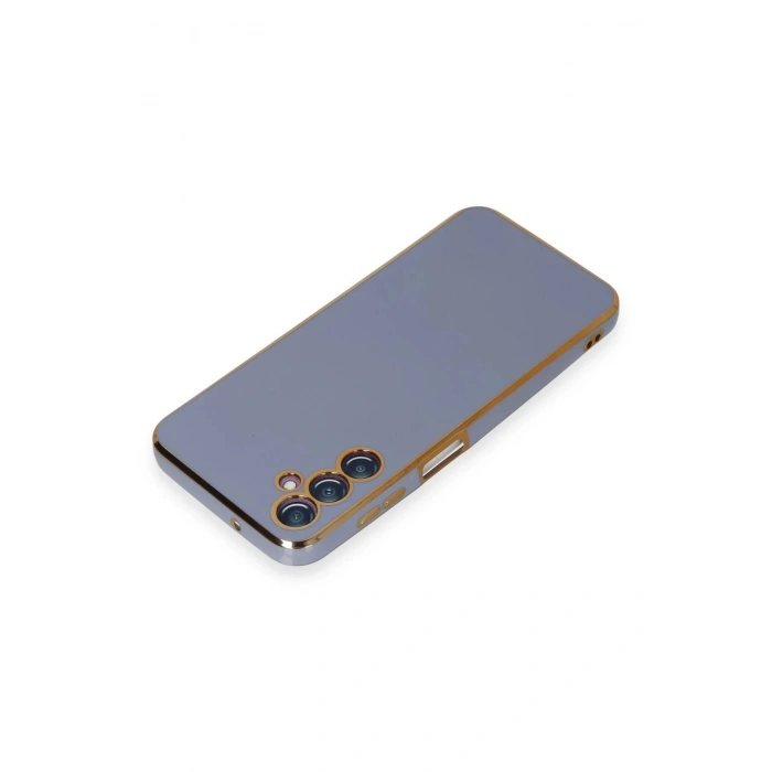 Newface Samsung Galaxy M14 5G Kılıf Volet Silikon - Mavi