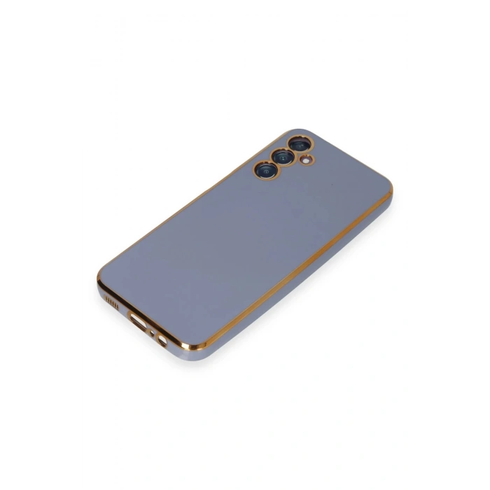 Newface Samsung Galaxy M14 5G Kılıf Volet Silikon - Mavi